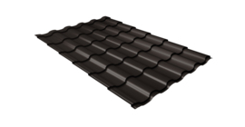 Профиль волновой кредо 0,45 PE RR 32 темно-коричневый