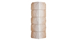 Угол фасадный Т-Сайдинг ЭКО-2 Гранит Марсель Кедр