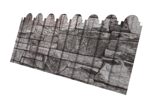 Профнастил С10A фигурный 0,45 Print Elite Fine Stone TwinColor