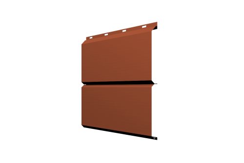 ЭкоБрус 0,345 GL 0.45 PE с пленкой RAL 8004 терракота