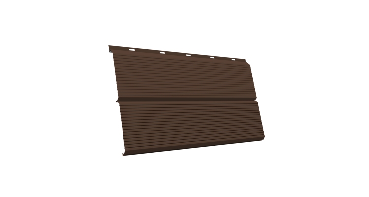 ЭкоБрус 0,345 Gofr GL 0.45 Drap RAL 8017 шоколад