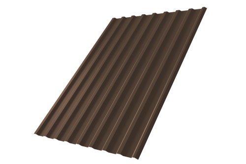 Профнастил С20R 0,4 PE-Double RAL 8017 шоколад