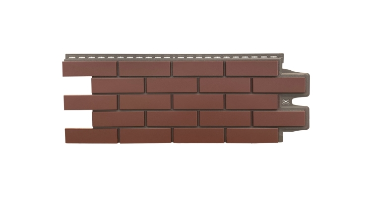 Фасадная панель GL Клинкерный кирпич Design Plus корица с темно-бежевым швом