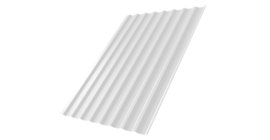 Профнастил С20В 0,7 PE RAL 9003 сигнальный белый