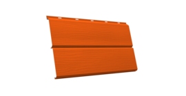 ЭкоБрус 3D 0,345 GL 0.45 PE с пленкой RAL 2004 оранжевый