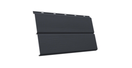 ЭкоБрус 3D 0,345 GL 0.45 Drap TX с пленкой RAL 7024 мокрый асфальт