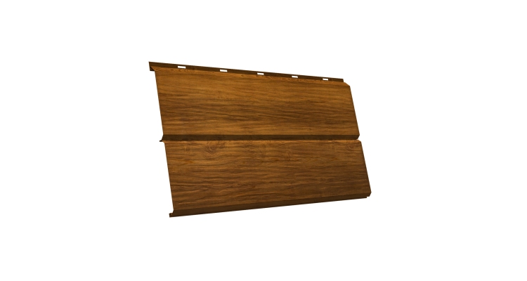 ЭкоБрус 3D 0,345 GL 0.45 Print Elite с пленкой Golden Wood TwinColor