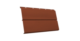 ЭкоБрус 3D 0,345 GL 0.5 Satin Matt TX с пленкой RAL 8004 терракота