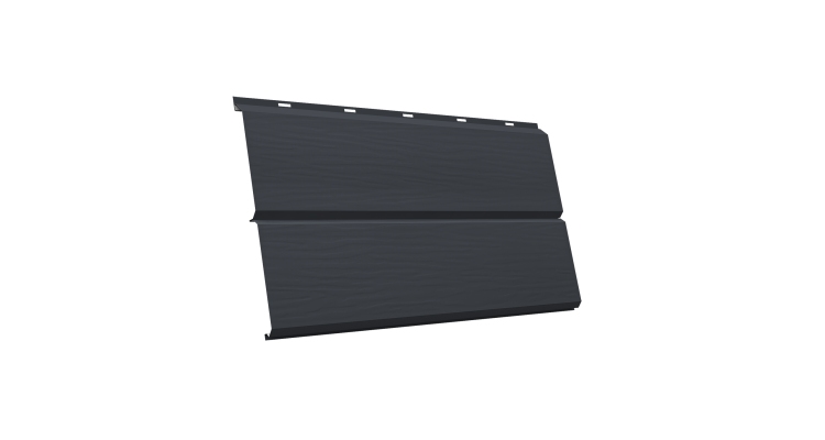 ЭкоБрус 3D 0,345 GL 0.5 Rooftop Бархат с пленкой RAL 7024 мокрый асфальт