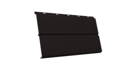 ЭкоБрус 3D 0,345 GL 0.5 Drap с пленкой RAL 9005 черный