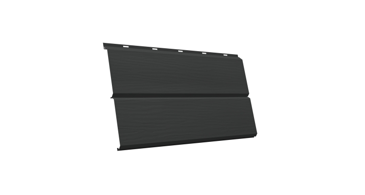 ЭкоБрус 3D 0,345 Grand Line 0.5 GreenCoat Pural BT, matt с пленкой RAL 7016 антрацитово-серый