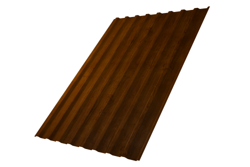 Профнастил С20B 0,45 Print Premium Golden Wood Intense FTC