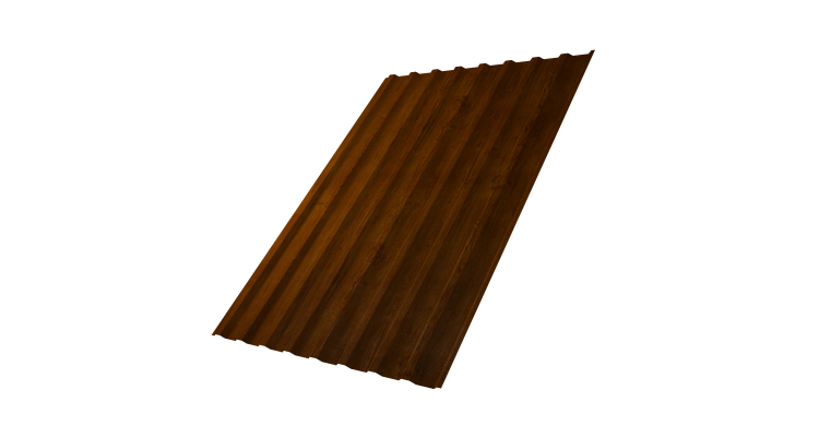 Профнастил С20B 0,45 Print-Double Premium Golden Wood Intense F