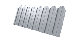 Профнастил C10A фигурный 0.4 PE RAL 9003 сигнальный белый