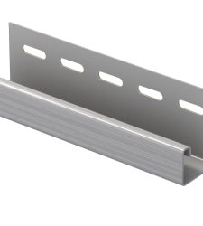 Планка J-трим сайдинга 3050 ЮП (уп 20 шт), цве серый