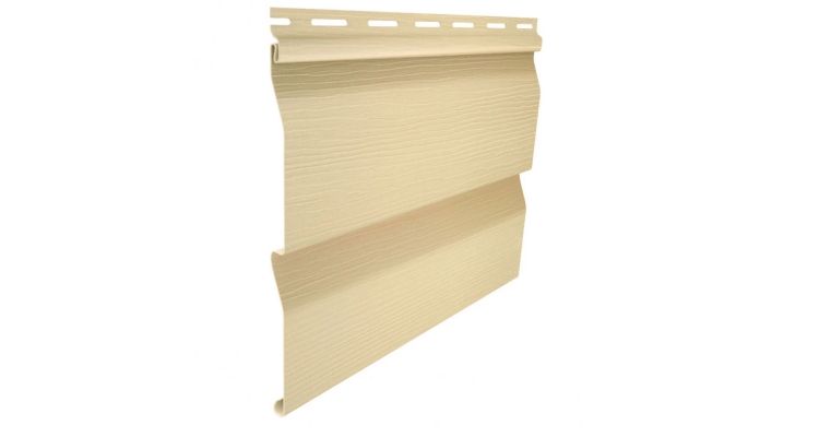 Сайдинг Корабельный брус Кремовый