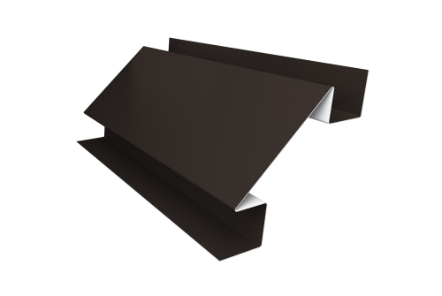 Планка угла внутреннего сложного Экобрус Grand Line 0,45 Drap RR 32 темно-коричневый (2м)