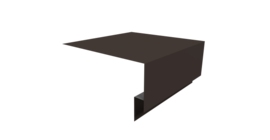 Планка околооконная сложная Экобрус Grand Line 200х75х25 0,5 Satin Matt RR 32 темно-коричневый (3м)