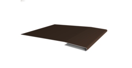 Планка начальная 0,5 Satin с пленкой RAL 8017 шоколад (3м)