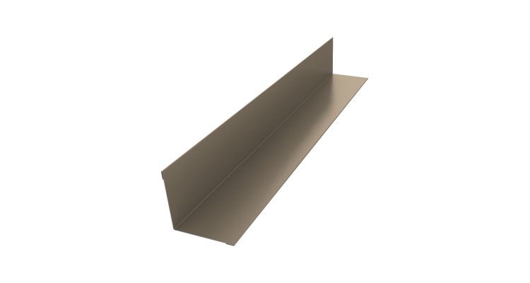 Угол внутренний 50х50 0,45 PE с пленкой RAL 1015 светлая слоновая кость (3м)