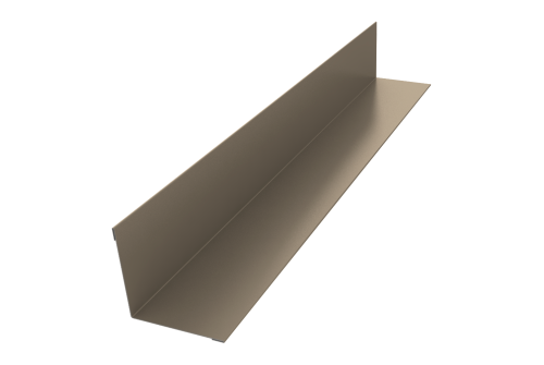 Угол внутренний 50х50 0,45 Drap TX RAL 1015 светлая слоновая кость (3м)