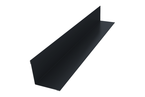 Угол внутренний 50х50 0,45 Drap TX RAL 7024 мокрый асфальт (3м)