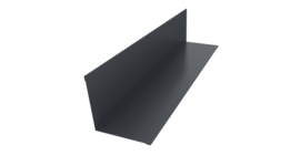 Угол внутренний 110х110 0,5 Satin Matt RAL 7024 мокрый асфальт (2м)