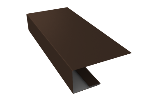 J-Профиль 18мм 0,5 Satin Matt RAL 8017 шоколад (3м)