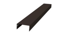 Крышка 30х15 жалюзи Texas 0,45 Drap RR 32 темно-коричневый (2,5м)