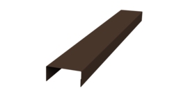 Крышка 30х20 жалюзи Texas 0,45 Drap-double TX RAL 8017 шоколад (2,5м)