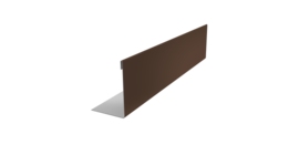 Нащельник 150 Texas 25х35 0,5 Drap TX RAL 8017 шоколад (L2,0)