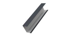 Крышка жалюзи Milan, Tokyo для калиток, ворот 0,5 Drap RAL 7024 мокрый асфальт (2,5м)