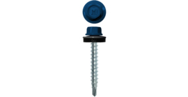 Саморез кровельный Daxmer 4,8х29 RAL 5005 (250) сверло №1